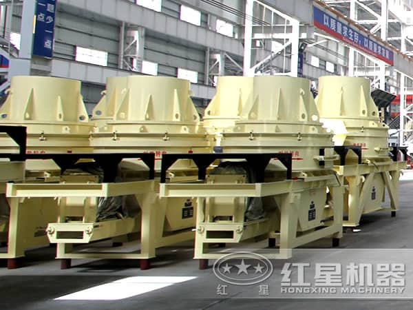 輝石巖制砂機生產(chǎn)車間